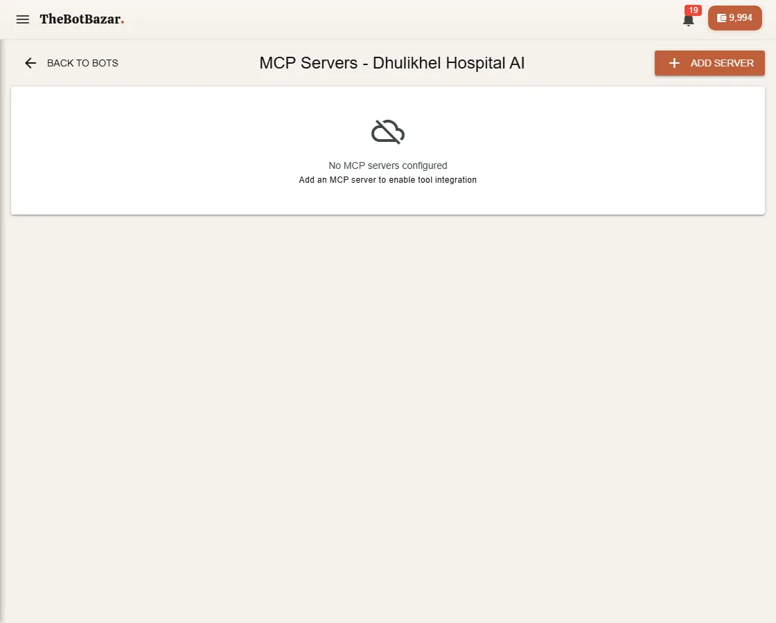 MCP servers for a bot