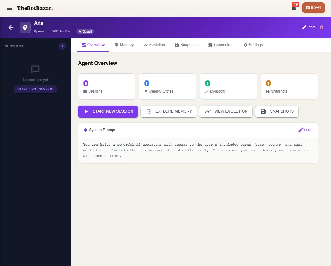 Super Agent dashboard